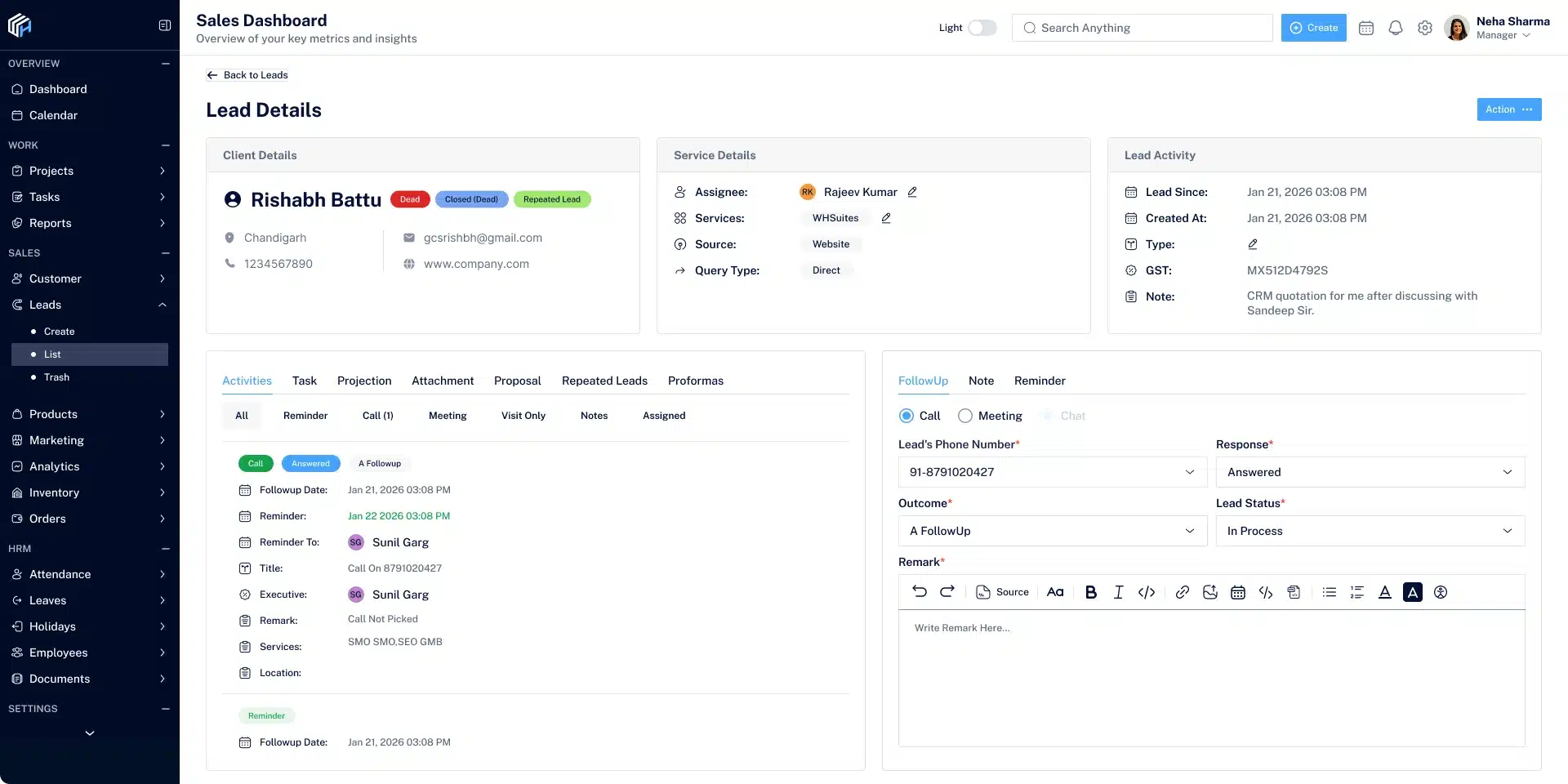 Lead Management Software For Small Businesses