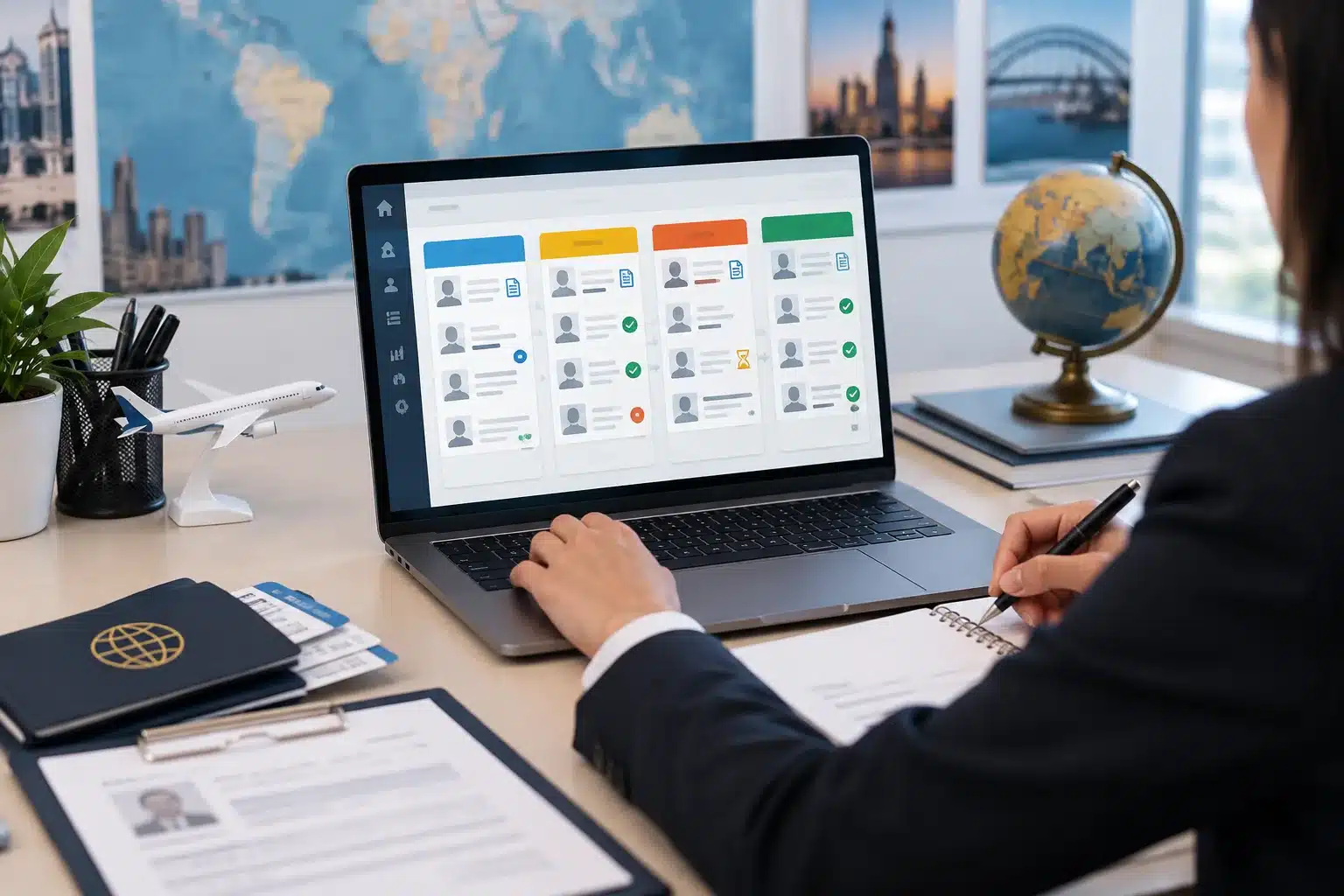 Tracking Visa Applications & Follow-Ups with CRM Software