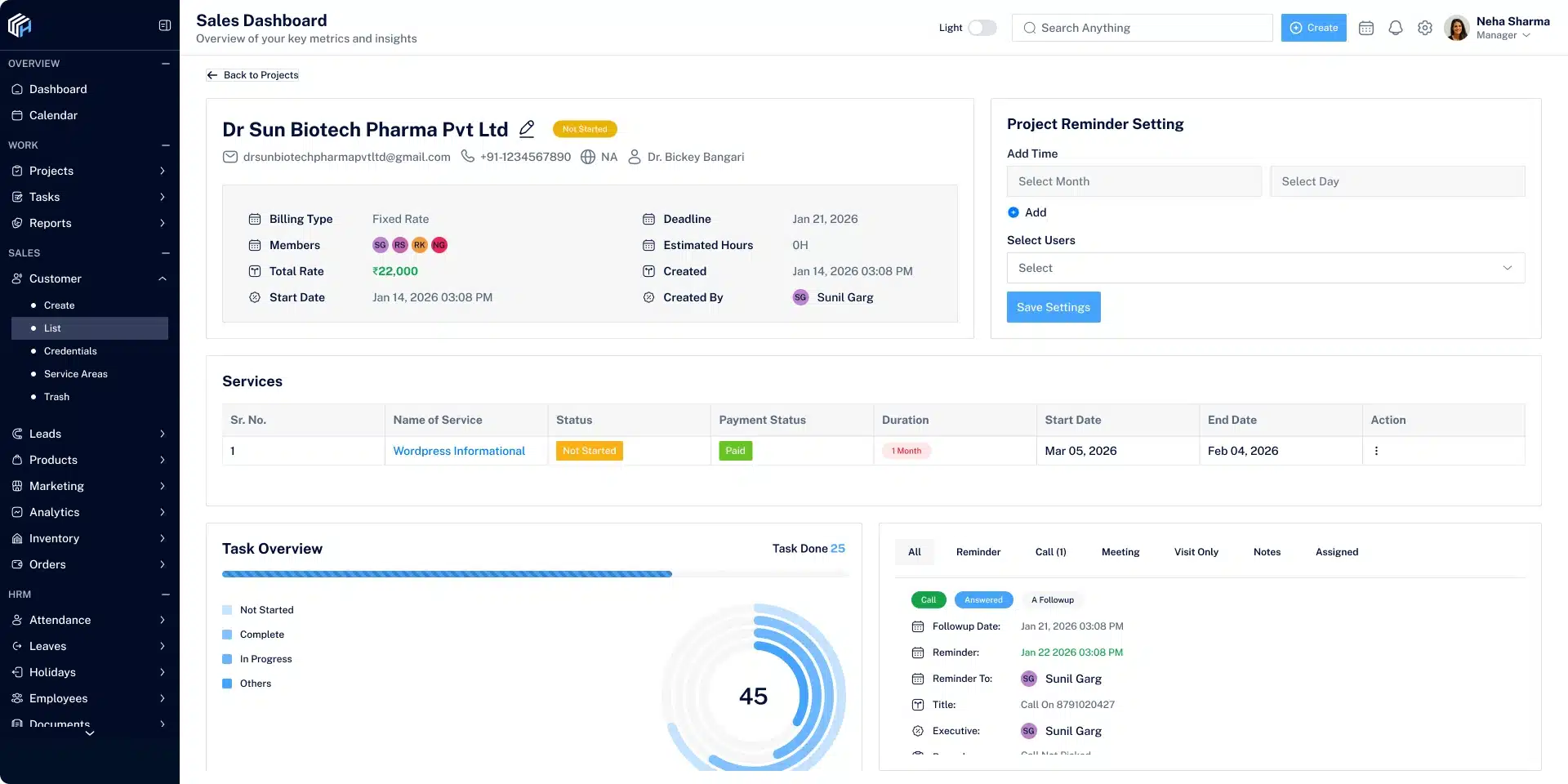 Pharma CRM