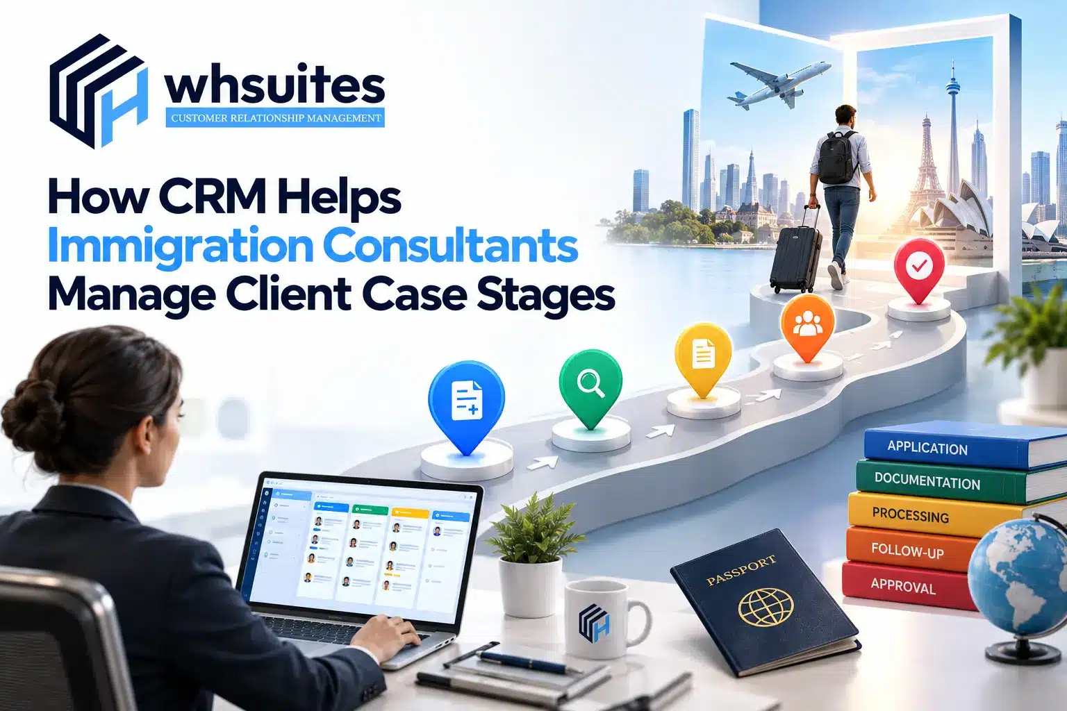 How CRM Helps Immigration Consultants Manage Client Case Stages